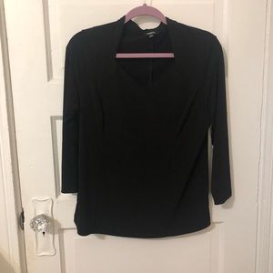 Necklines black top